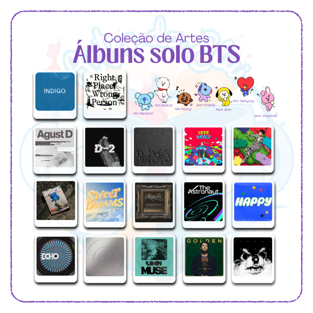 Coleção Álbuns (Solo) BTS