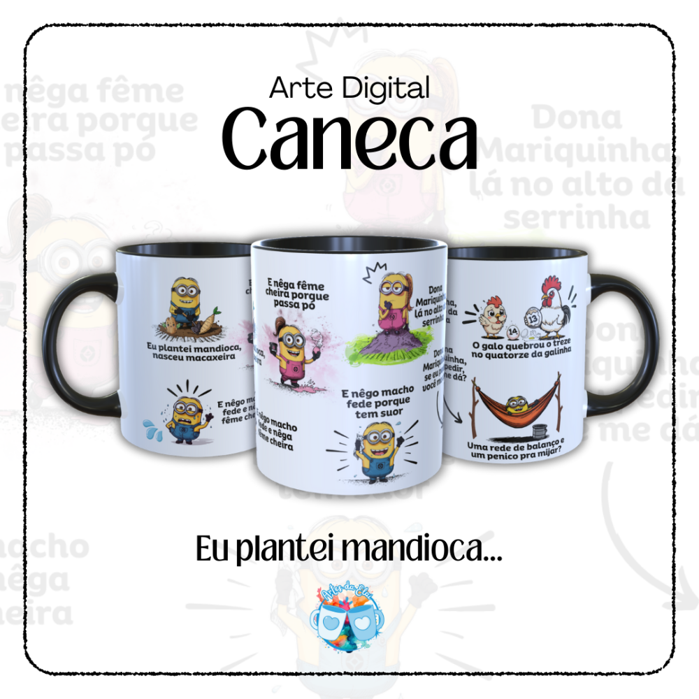Eu plantei mandioca