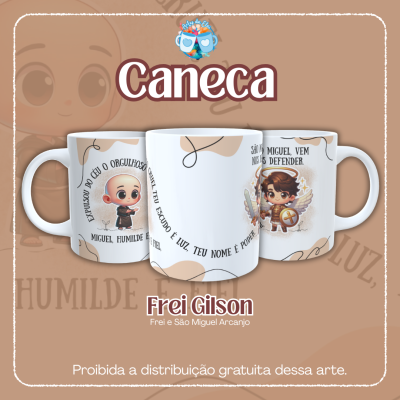 Frei Gilson e São Miguel Arcanjo