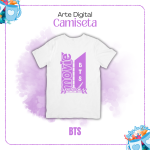 BTS Logo Movie Weeks Roxo (Camiseta)