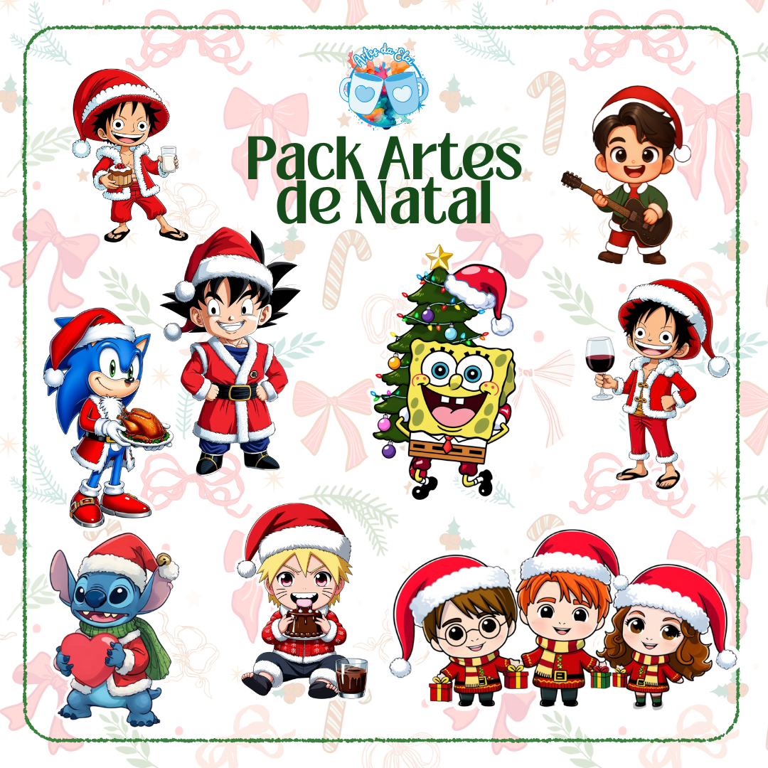 Pack 1 Artes de Natal (Desenho)