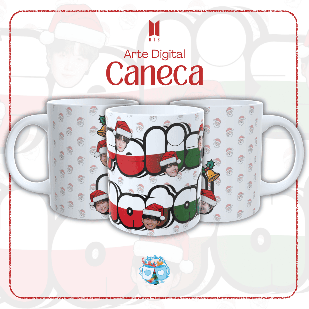 Arte Natal BTS (Grátis)