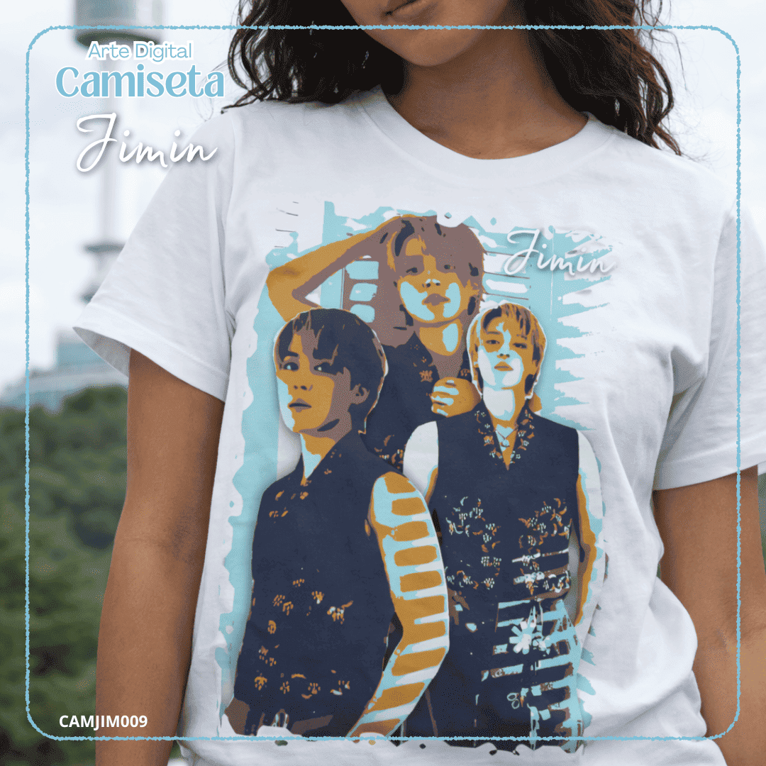 Arte Camiseta Jimin Pop Art 2