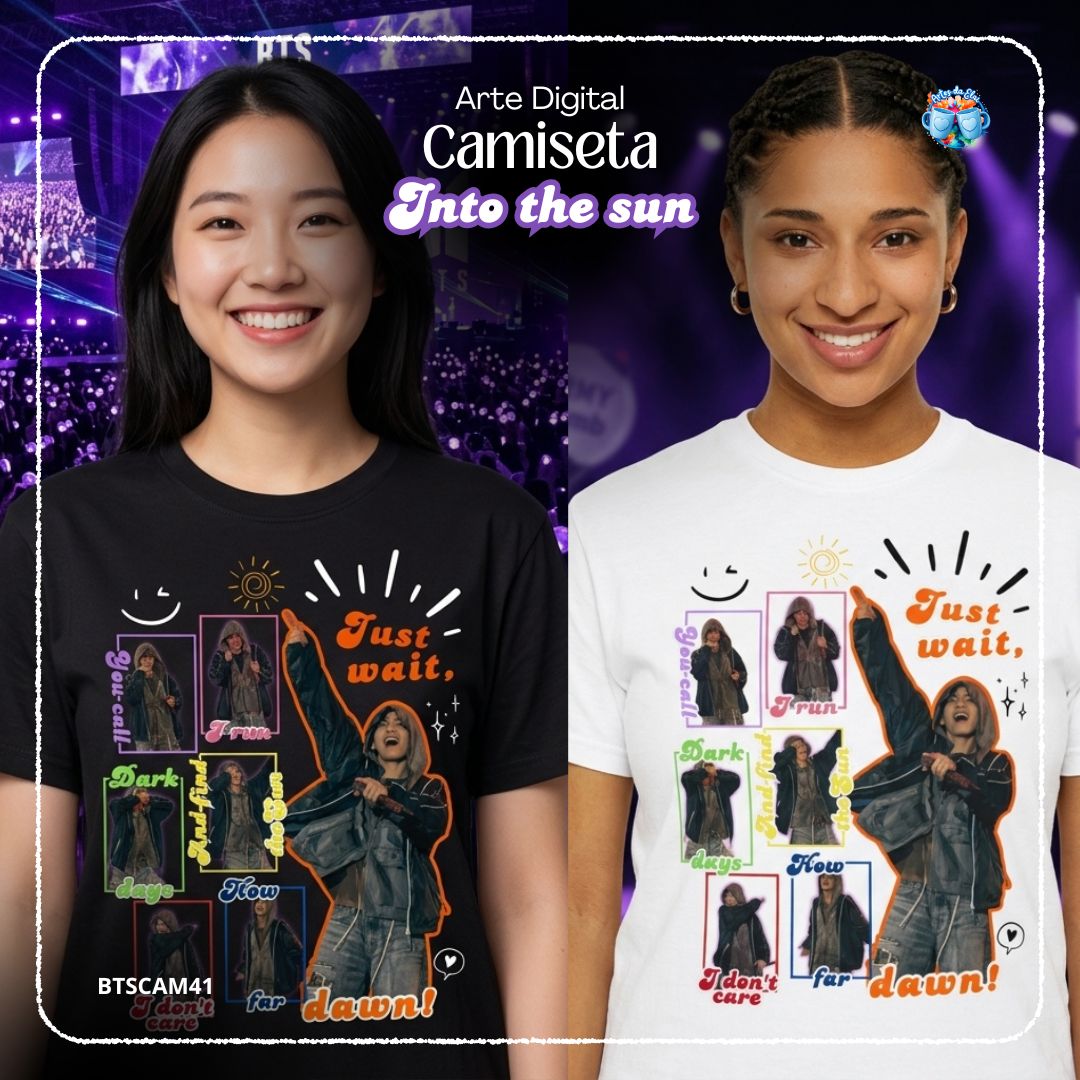 Arte Camiseta Tae Into the sun