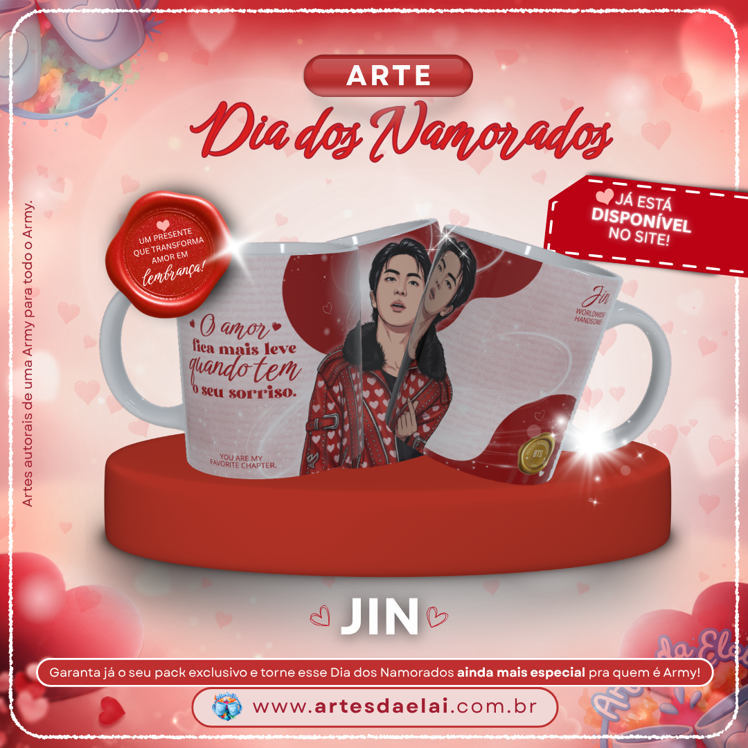 Arte Namorados BTS Jin 2026